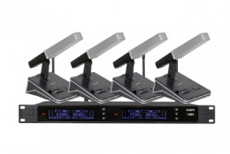 OUSPA（欧浦）BL886一拖四无线短杆会议话筒