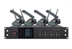 OUSPA（欧浦）PA5004一拖四无线短杆会议话筒